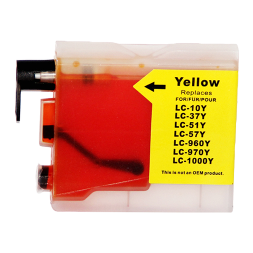 LC-970Y BROTHER Yellow "Laadukkain tarvikepatruuna" - voittaja! Takuu 8kk. 12ml