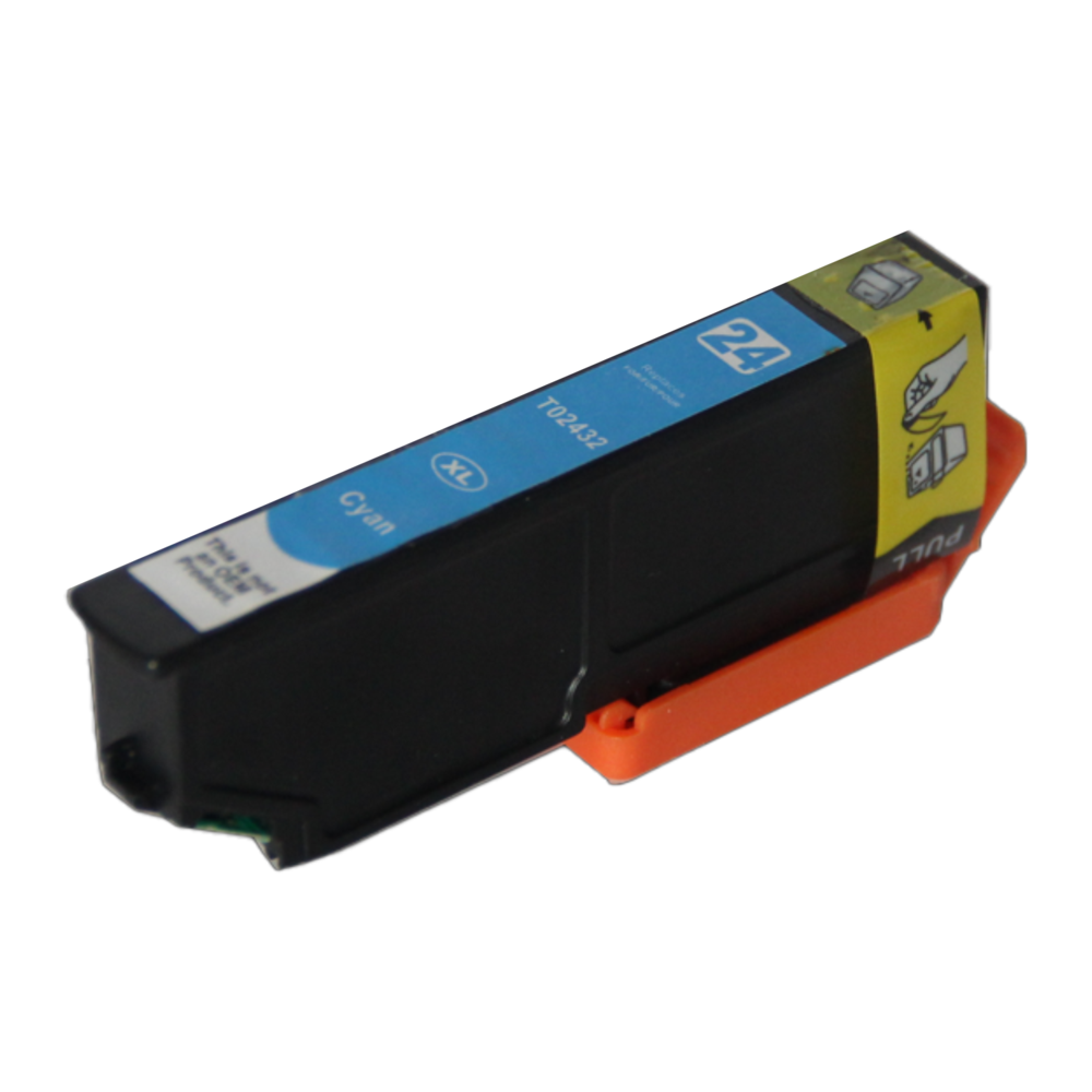 C13T24324020 EPSON Cyan korvaava Premium extratäyttö väripatruuna, 100% uusi, Takuu