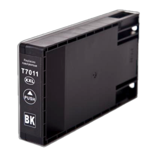 Epson T7011 mustepatruuna XXL korvaava Premium Bk, Musta, jopa 3400 sivua Takuu 1v.
