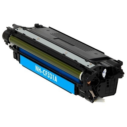 HP CF331A laadukas Cyan tarvikekasetti 15500 sivua, Premium 654A, Takuu 3v.