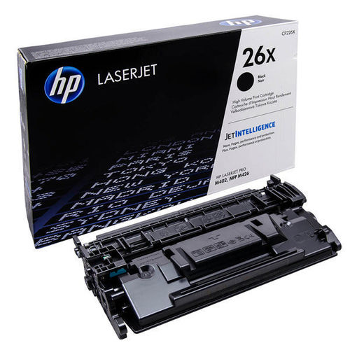 HP CF226X aito HP alkuperäiskasetti HP 26X Musta, 9000 sivua