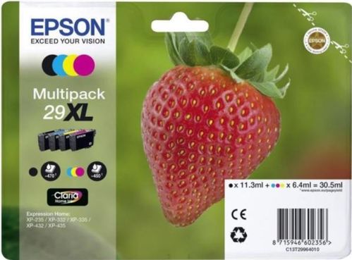 Epson C13T29964010, Aito ja alkuperäinen Epson 29XL, 4-värisrj KCYM