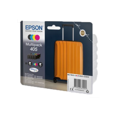 Epson 405 mustekasetti Multipack, 4-v sarja, Aito ja alkuperäinen Epson C13T05G64010