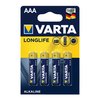 Paristo AAA Varta Longlife LR03 / 4kpl paketti