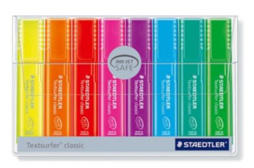 Korostuskynä Staedtler Rainbow 8 väriä 1-5mm
