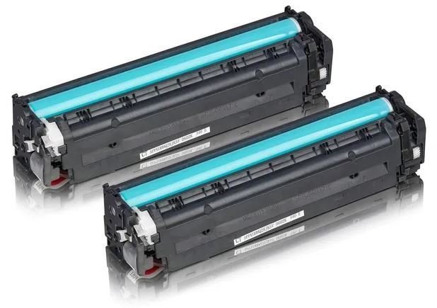 CB540AD HP 125A, Musta 2kpl/pkt mustekasetti, Premium korvaava, takuu 3v., Tulostinturvatakuu