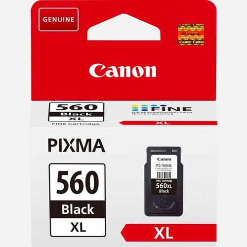 CANON PG-560XL BK, Musta, Aito ja alkuperäinen Canon 3712C006, Suurtäyttö 400 sivua