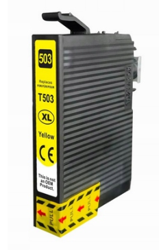 Epson 503XL mustekasetti Yellow, Premium korvaava Epson C13T09R44020, Takuu 2v., Keltainen