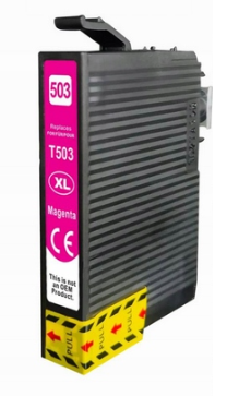 Epson 503XL mustekasetti Magenta, Premium korvaava Epson C13T09R34010, Takuu 2v., Punainen