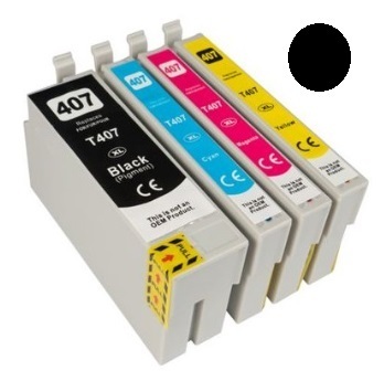 EPSON 407 mustekasetti, Musta, Tarvike, Epson WF-4745 sarja, korvaa Epson C13T07U140