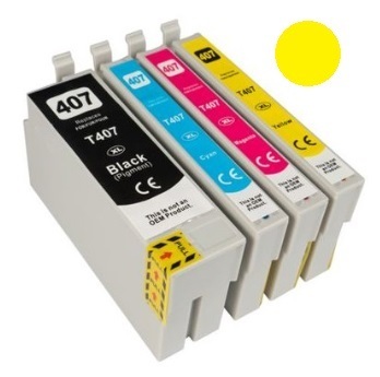 EPSON 407 mustekasetti, Yellow, Tarvike, Epson WF-4745 sarja, korvaa Epson C13T07U440