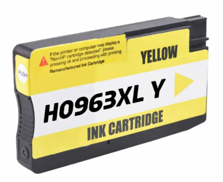 HP 963XL Yellow, Premium tarvikevalmistaja, HP 3JA29AE, Jopa 1600 sivua