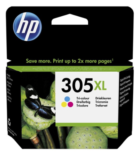 HP 305XL CMY Tri-Color, Aito ja alkuperäinen HP, Suurtäyttö 5ml