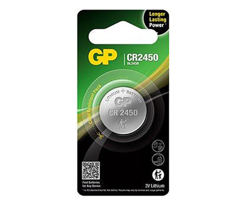 Nappiparisto CR2450 GP, Lithium 1kpl