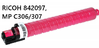 RICOH 842097 mustekasetti, Magenta, Tarvikevalmistaja, 6000 sivua, Ricoh MP C306, Ricoh MP C307