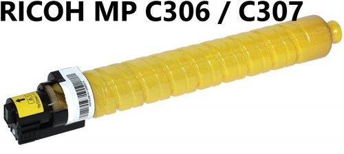 RICOH 842098 mustekasetti, Yellow, Tarvikevalmistaja, 6000 sivua, Ricoh MP C306, Ricoh MP C307