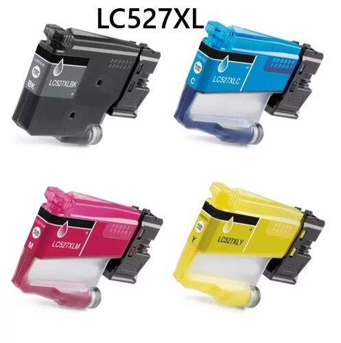 Brother LC527XLVAL Jumbo monipaketti 4 väriä, Premium tarvikevalmistaja, 3000/2000 sivua, Takuu 2v.