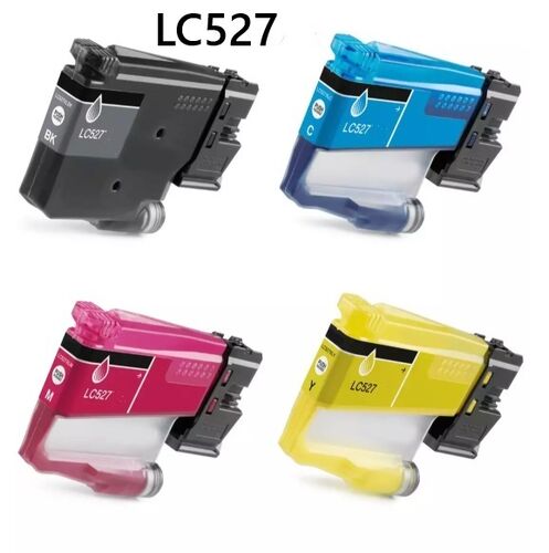 Brother LC527VAL monipaketti 4 väriä, Premium tarvikevalmistaja, 1300/900 sivua, Takuu 2v.