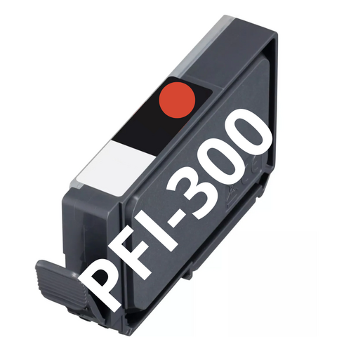 Canon PFI-300R mustepatruuna, R korvaava Premium, 14ml, Laatusertifioitu, Takuu 2v.