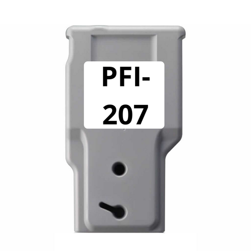 Canon PFI-207Y mustepatruuna, Yellow korvaava Premium, 300ml, Laatusertifioitu, Takuu 2v.