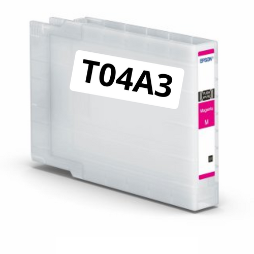 Epson T04A3 mustepatruuna, Magenta korvaava WF-C8190 Premium, 85ml, Laatusertifioitu, Takuu 2v.