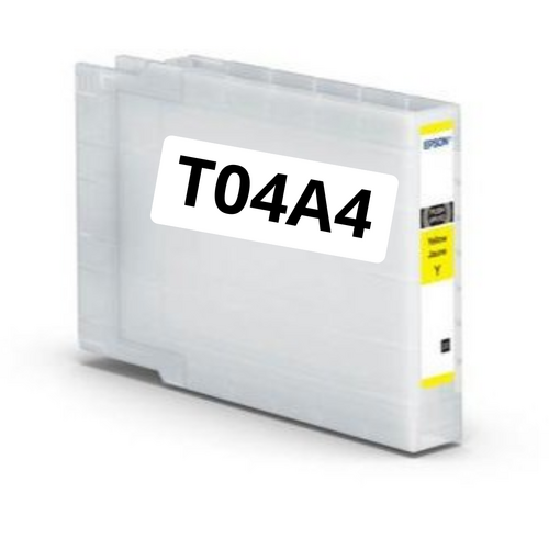 Epson T04A4 mustepatruuna, Yellow korvaava WF-C8190 Premium, 85ml, Laatusertifioitu, Takuu 2v.