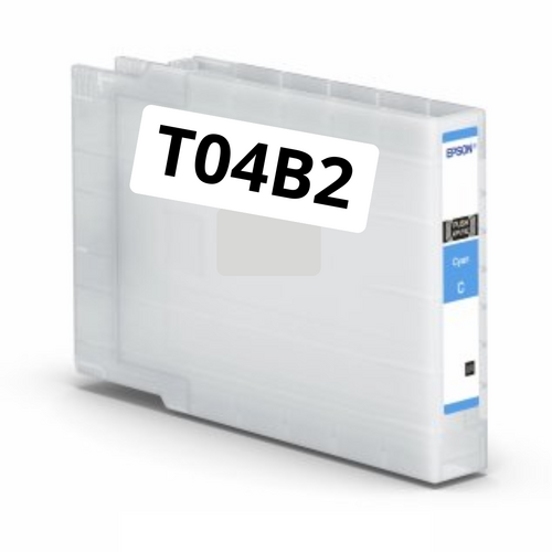 Epson T04B2 mustepatruuna, Cyan korvaava C13T04B240 Premium, 54ml, Takuu 2v.