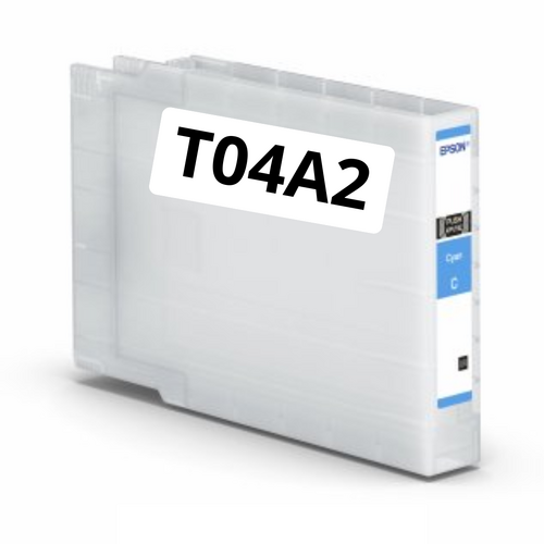 Epson T04A2 mustepatruuna, Cyan korvaava WF-C8190 Premium, 85ml, Laatusertifioitu, Takuu 2v.