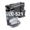 Brother LC521BK mustepatruuna, Black korvaava Premium, 500 sivua, Laatusertifioitu, Takuu 2v.