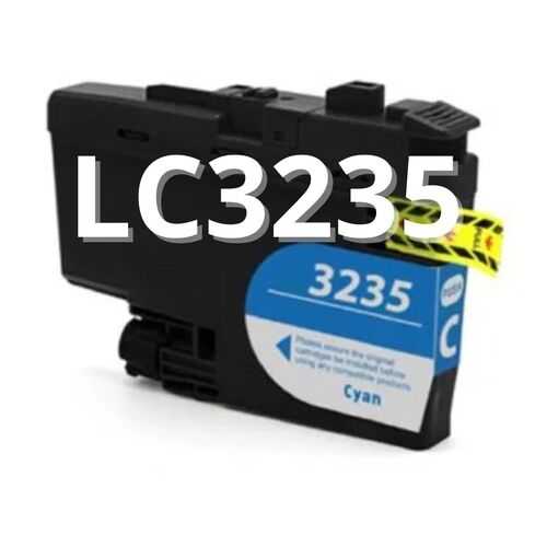Brother LC3235XLC mustepatruuna, Cyan korvaava Premium, 5000 sivua, Laatusertifioitu, Takuu 2v.