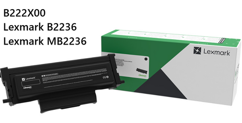 LEXMARK B222X00 Extra High Yield, Musta, Lexmark B2236, 6000 sivua, Aito ja alkuperäinen